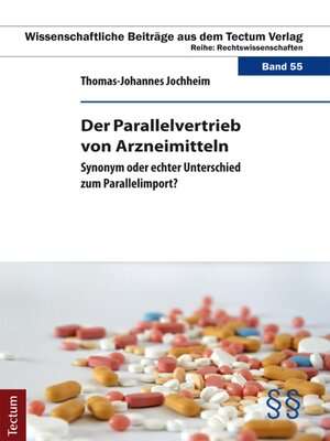 cover image of Der Parallelvertrieb von Arzneimitteln